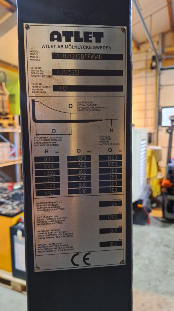 Atlet Stapelaar 540 cm 1600 kg - Afbeelding 6