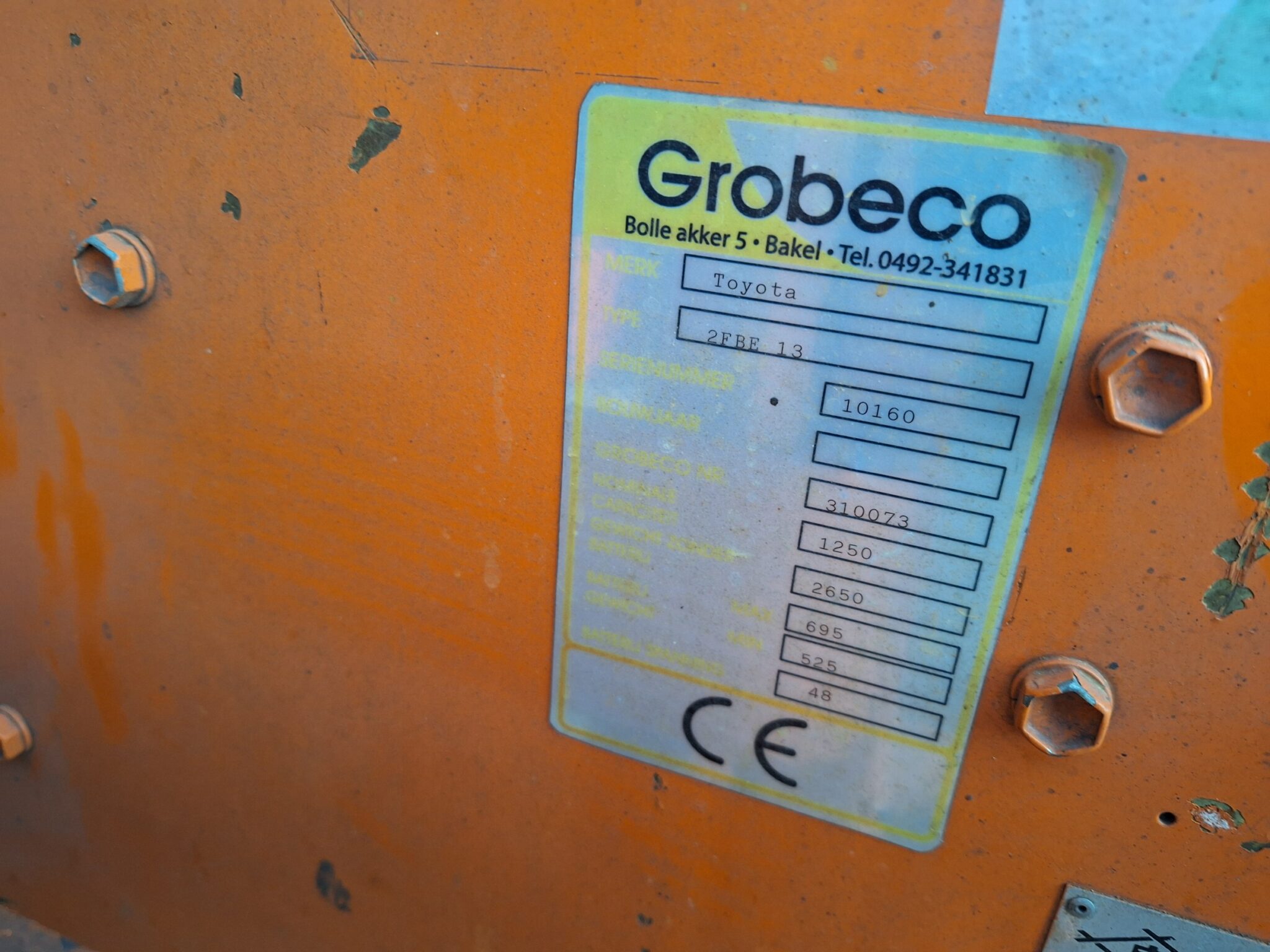 Toyota 1.25 tons Heftruck - Afbeelding 7