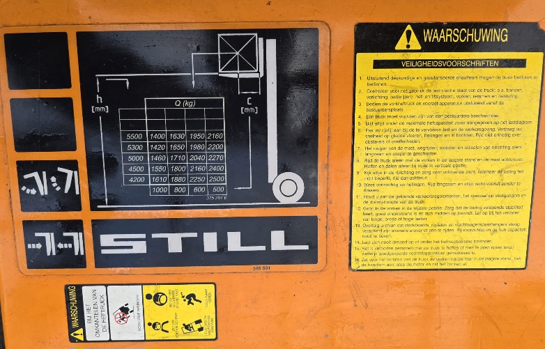 Still Heftruck 2500 kilo triplo freelift - Afbeelding 8