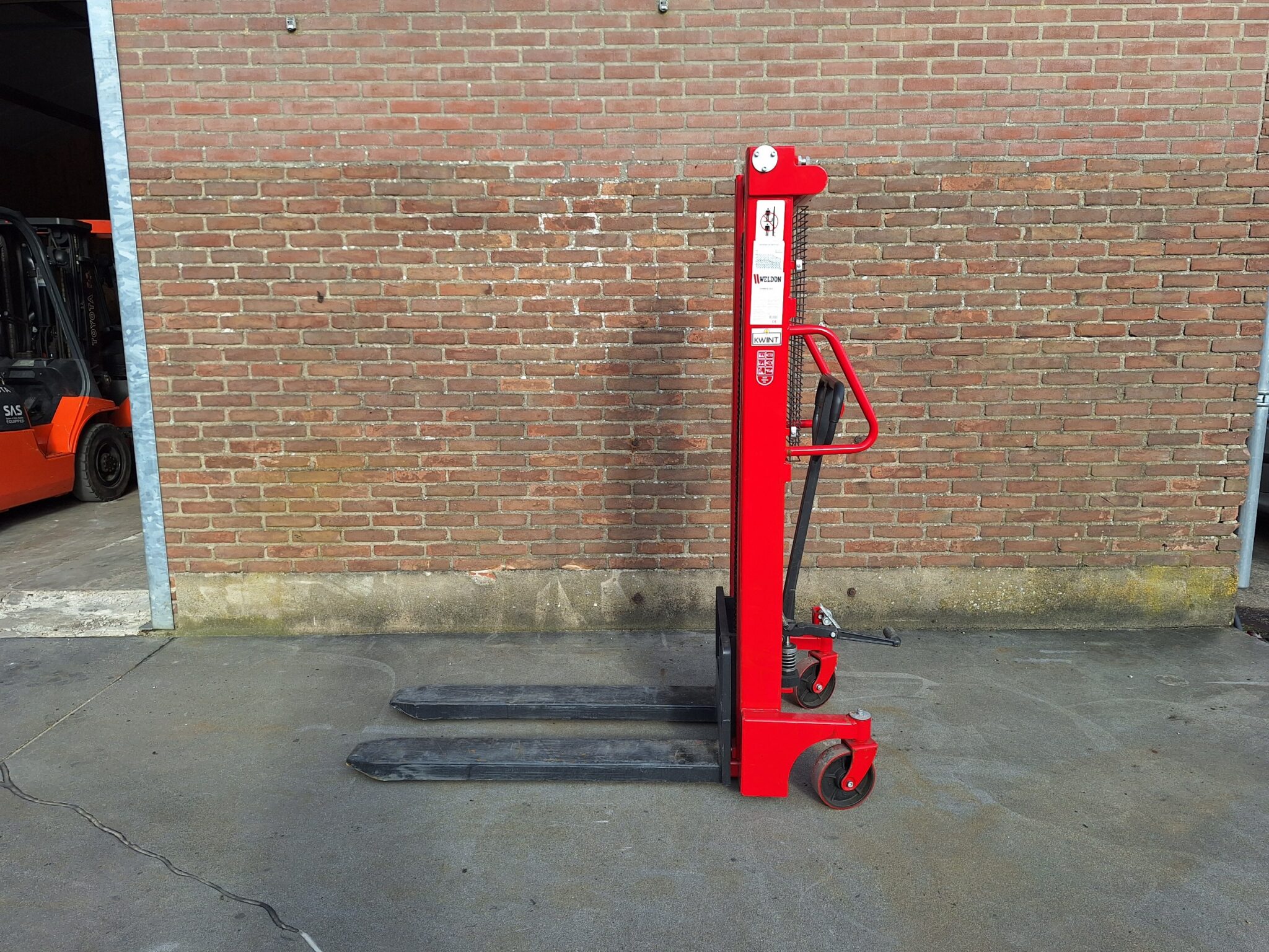 Weldon Handstapelaar als nieuw BJ 2021