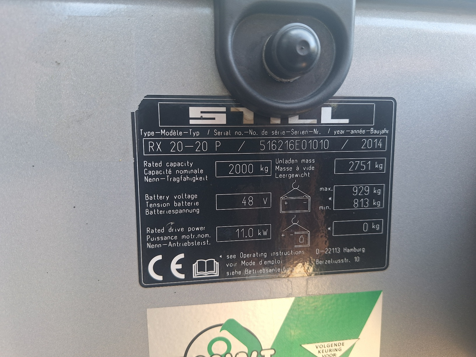 Still Heftruck RX 2020 triplo met 1330 uurtjes - Afbeelding 11